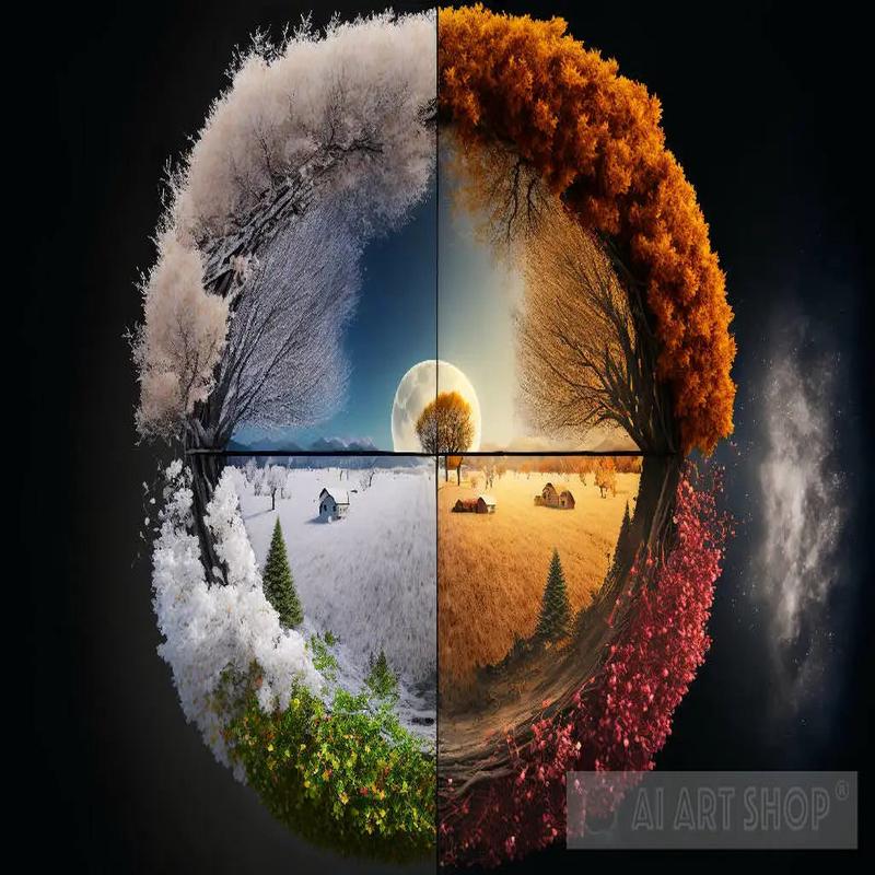 Four season in one photo 1